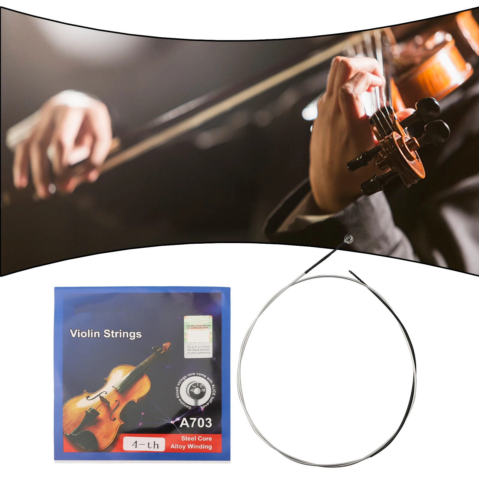 Violin Silver Wound E A D G Single Strings Replacement Smooth Steel Core String With Ball End Perfect Replacement Strings
Violin Silver Wound E A D G Single Strings Replacement Smooth Steel Core String With Ball End Perfect Replacement Strings