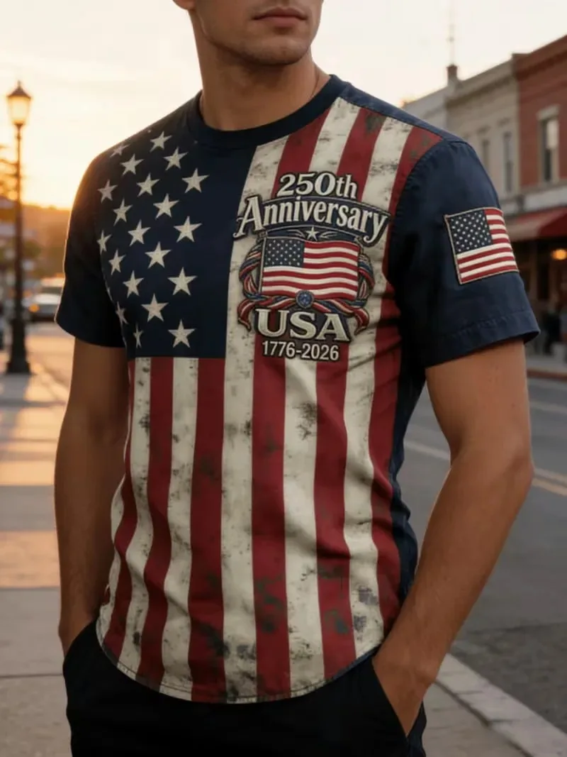 Kids USA 250 Anniversary Men's Polo Short Sleeve Polo Shirts American Us Flag Polo Shirts Casual Outfit Trendy Buttons Men Polo
Kids USA 250 Anniversary Men's Polo Short Sleeve Polo Shirts American Us Flag Polo Shirts Casual Outfit Trendy Buttons Men Polo