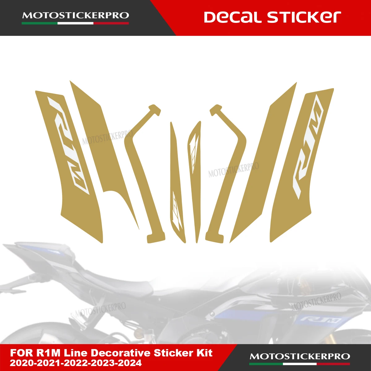 For YZF R1M 2020 2021 2022 2023 2024 Motorcycle Sticker RacingFull Car Motorbike Fairing Decal Stickers Kit
For YZF R1M 2020 2021 2022 2023 2024 Motorcycle Sticker RacingFull Car Motorbike Fairing Decal Stickers Kit