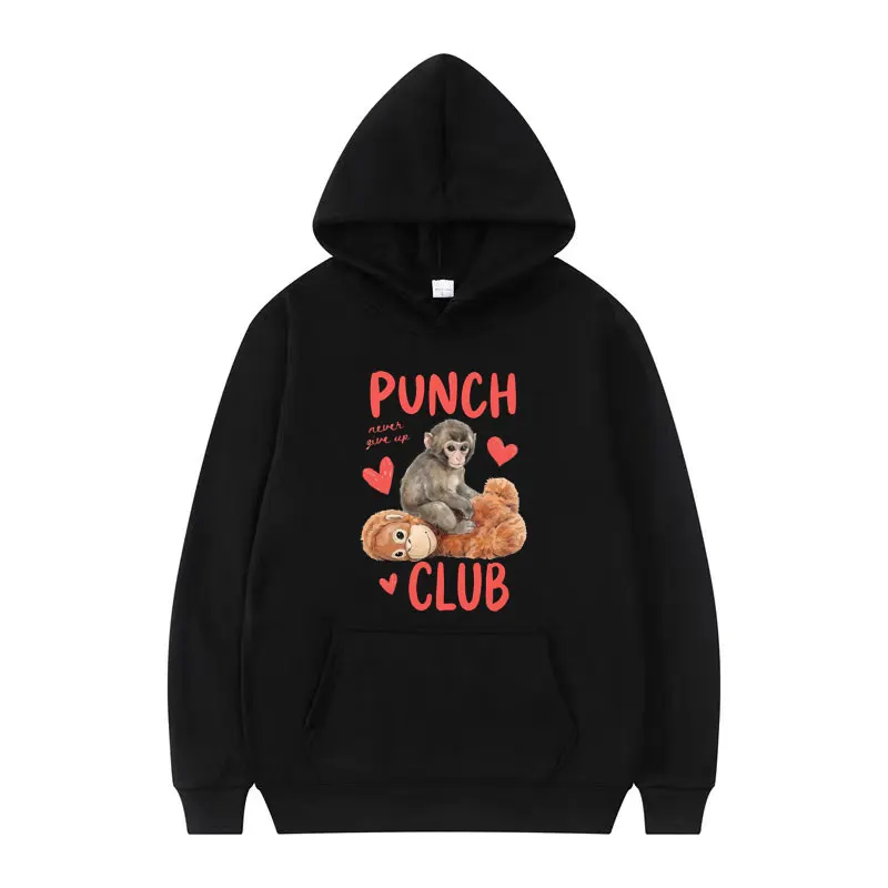 Свитшоты с принтом «Punch Club Viral Baby Monkey» для мужчин и женщин, винтажные классические пуловеры, уличная одежда, уютные худи с длинными рукавами
Свитшоты с принтом «Punch Club Viral Baby Monkey» для мужчин и женщин, винтажные классические пуловеры, уличная одежда, уютные худи с длинными рукавами