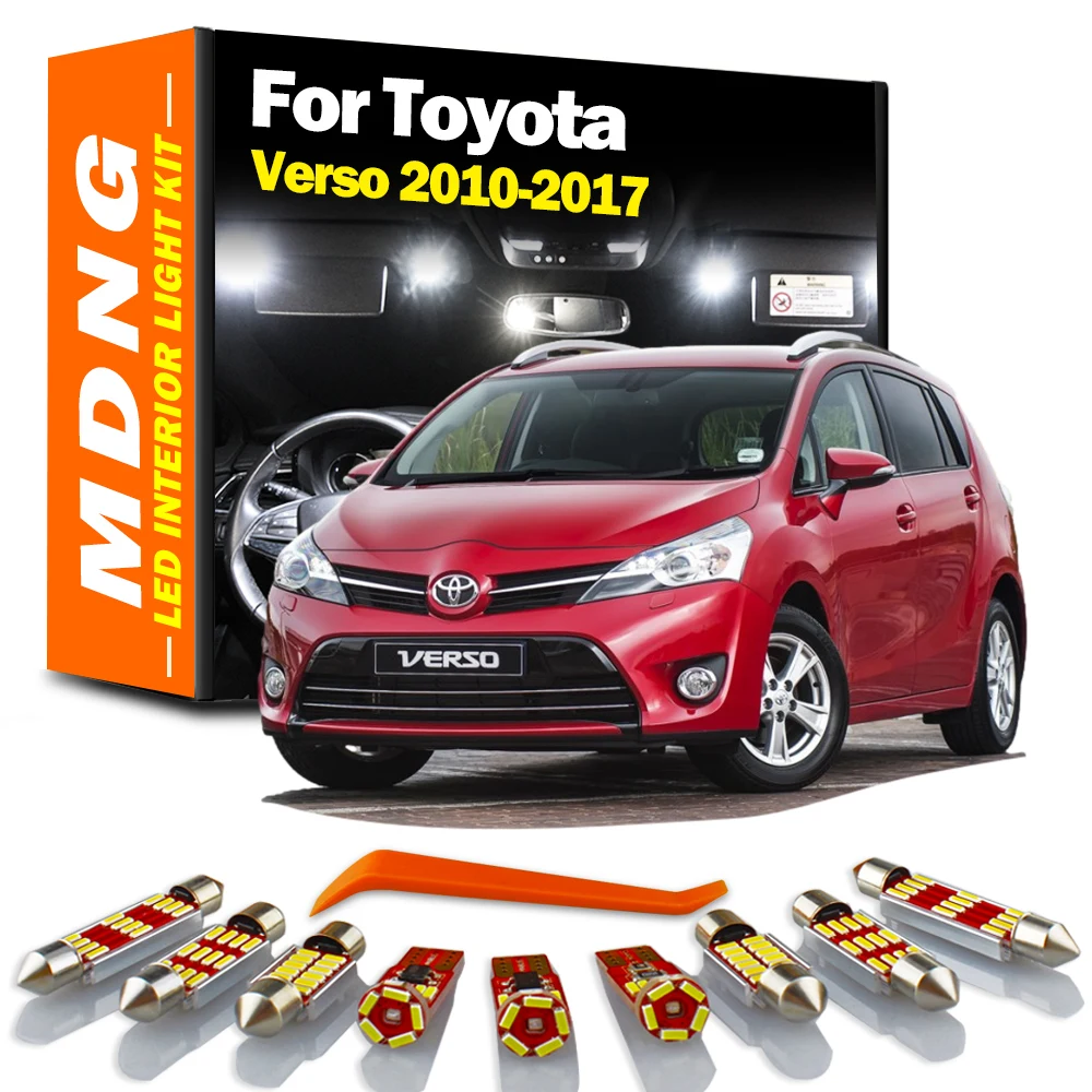 13Pcs LED Interior Map Roof Trunk Plate Light Kit Canbus For Toyota Verso 2010 2011 2012 2013 2014 2015 2016 2017 Indoor Bulbs
13Pcs LED Interior Map Roof Trunk Plate Light Kit Canbus For Toyota Verso 2010 2011 2012 2013 2014 2015 2016 2017 Indoor Bulbs