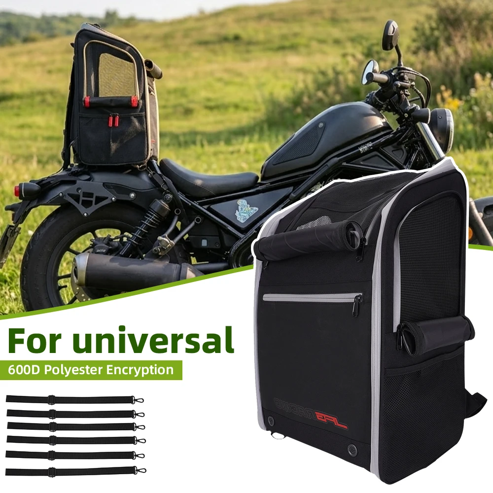 Motorcycle Pet Carrier Bag universal for Honda KTM Luggage Rack Seat Portable Waterproof Large capacity Folding Dirt Bikes Ebike
Motorcycle Pet Carrier Bag universal for Honda KTM Luggage Rack Seat Portable Waterproof Large capacity Folding Dirt Bikes Ebike