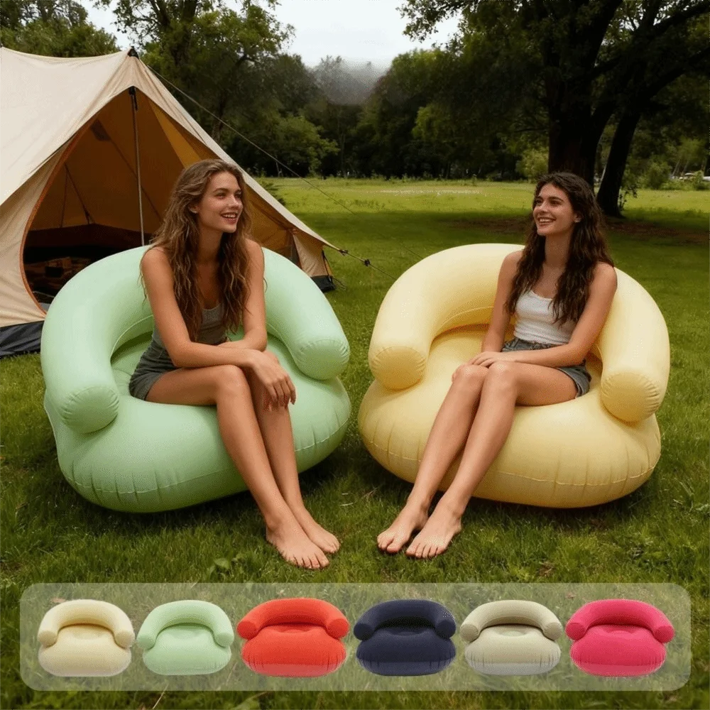 With Armrests Inflatable Lazy Sofa With Backrest PVC Material Portable Inflatable Sofa Flocking Surface Portable Desig
With Armrests Inflatable Lazy Sofa With Backrest PVC Material Portable Inflatable Sofa Flocking Surface Portable Desig