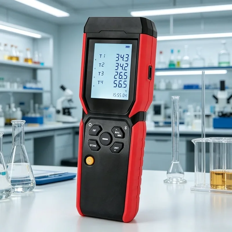 UT325F 4-Channel High Precision Digital Thermocouple Thermometer Multi-Function
UT325F 4-Channel High Precision Digital Thermocouple Thermometer Multi-Function