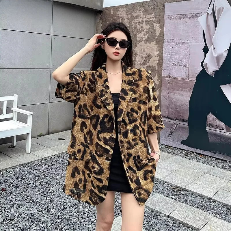Y2k Leopard Thin Mujer Spring Summer Vintage Loose Women s Korean Fashion Versatile Casual Blusas Feminina
Y2k Leopard Thin Mujer Spring Summer Vintage Loose Women s Korean Fashion Versatile Casual Blusas Feminina