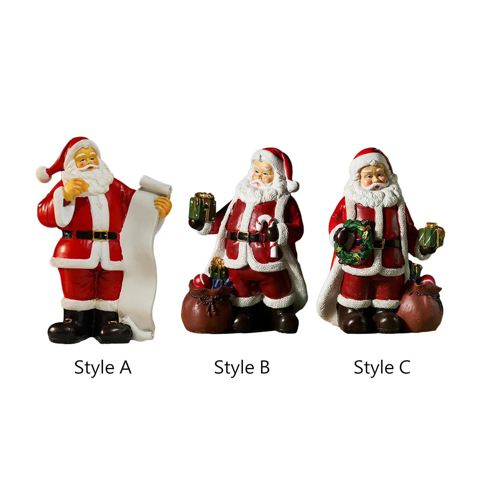 Santa Statue Art Crafts Santa Figurine Santa Claus Decorations for Birthday Fireplace Festival Indoor Outdoor New Year Gifts
Santa Statue Art Crafts Santa Figurine Santa Claus Decorations for Birthday Fireplace Festival Indoor Outdoor New Year Gifts