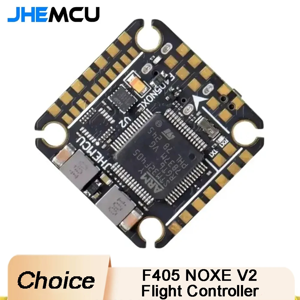 JHEMCU F405 NOXE V2 Flight Controller Baro OSD 16MB BlackBox 5V 10V Dual BEC 20X20mm 3-6S LIPO for FPV Freestyle Drone
JHEMCU F405 NOXE V2 Flight Controller Baro OSD 16MB BlackBox 5V 10V Dual BEC 20X20mm 3-6S LIPO for FPV Freestyle Drone