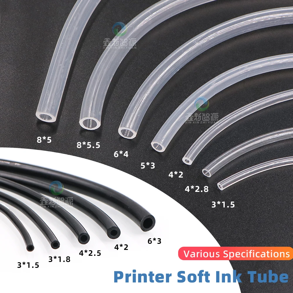 For Eco Solvent Printer Soft Ink Hose 3*1.5 4*2.8 6*4mm Single line Ink Pipe for Inkjet UV Machine Soft Ink Tube 5M/Lot
For Eco Solvent Printer Soft Ink Hose 3*1.5 4*2.8 6*4mm Single line Ink Pipe for Inkjet UV Machine Soft Ink Tube 5M/Lot