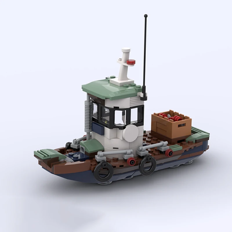 211PCS MOC Shrimp Boat - Modular version Ship Building Blocks Originality Assembly Bricks Birthday Toys Diy Gifts
211PCS MOC Shrimp Boat - Modular version Ship Building Blocks Originality Assembly Bricks Birthday Toys Diy Gifts