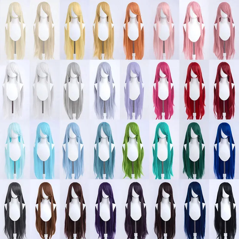Halloween Cosplay Anime Party Fancy Wig Costume Wig 100cm Long Straight Heat Resistant Synthetic Hair Anime Colored Hair
Halloween Cosplay Anime Party Fancy Wig Costume Wig 100cm Long Straight Heat Resistant Synthetic Hair Anime Colored Hair