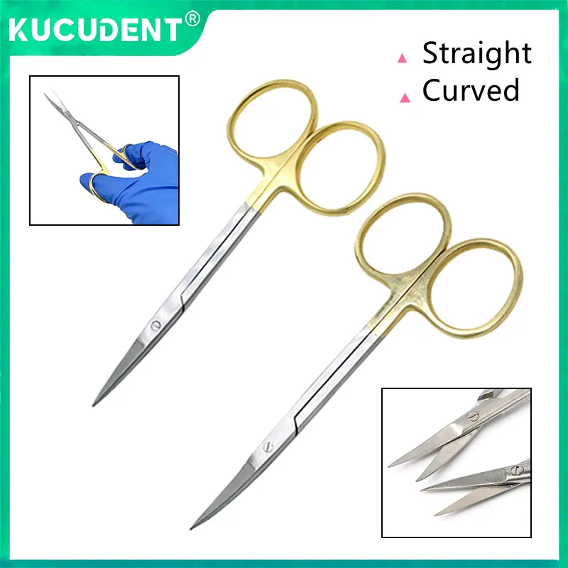 Dental Surgical Scissors Stainless Steel Medical Forceps Straight And Curved Tips Hemostatic Ophthalmic Scissors Dentistry Tool
Dental Surgical Scissors Stainless Steel Medical Forceps Straight And Curved Tips Hemostatic Ophthalmic Scissors Dentistry Tool