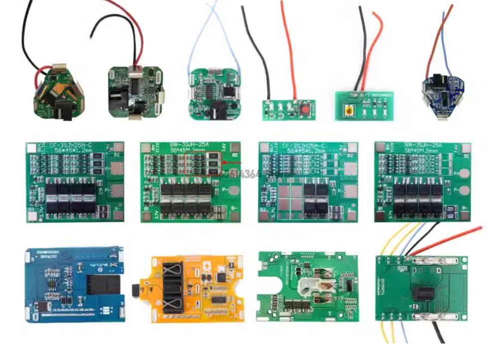 Lithium Electric Drill Circuit Board - Battery Protection Control Board for Li-ion Power Tools, Compatible
Lithium Electric Drill Circuit Board - Battery Protection Control Board for Li-ion Power Tools, Compatible