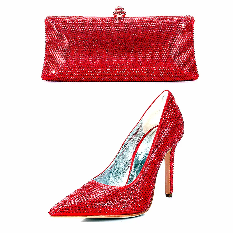 Women's Super High Heel Single Shoes Full Diamond Bag Shoes Two-piece Set Wedding Party Rhinestone Shiny Dinner Bag Botega Venta
Women's Super High Heel Single Shoes Full Diamond Bag Shoes Two-piece Set Wedding Party Rhinestone Shiny Dinner Bag Botega Venta
