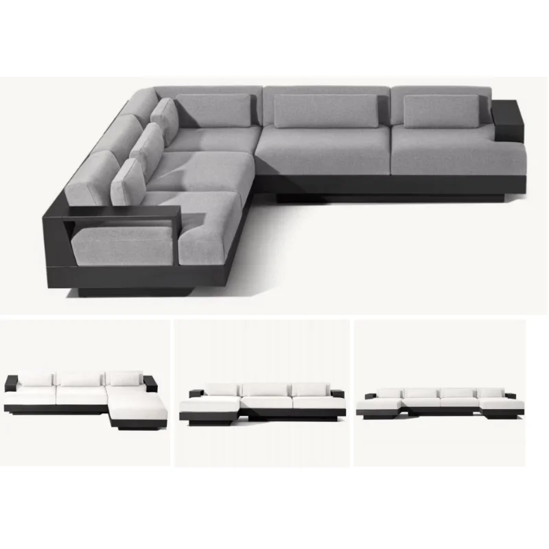 Современная роскошная садовая мебель, водонепроницаемый металлический деревянный диван с модным диваном
Современная роскошная садовая мебель, водонепроницаемый металлический деревянный диван с модным диваном