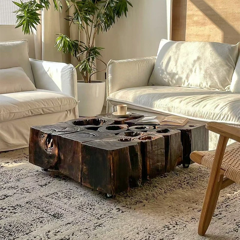 Camphor wood hollow coffee table wabi-**** wind old wood solid wood medium ancient coffee table
Camphor wood hollow coffee table wabi-**** wind old wood solid wood medium ancient coffee table