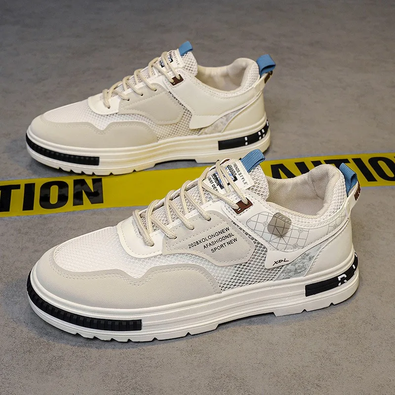 2025 New Men's Sneakers Summer Mesh Breathable Skateboard Shoes Comfortable Casual Shoes for Men Brand Lace-up Walking Men Shoes
2025 New Men's Sneakers Summer Mesh Breathable Skateboard Shoes Comfortable Casual Shoes for Men Brand Lace-up Walking Men Shoes
