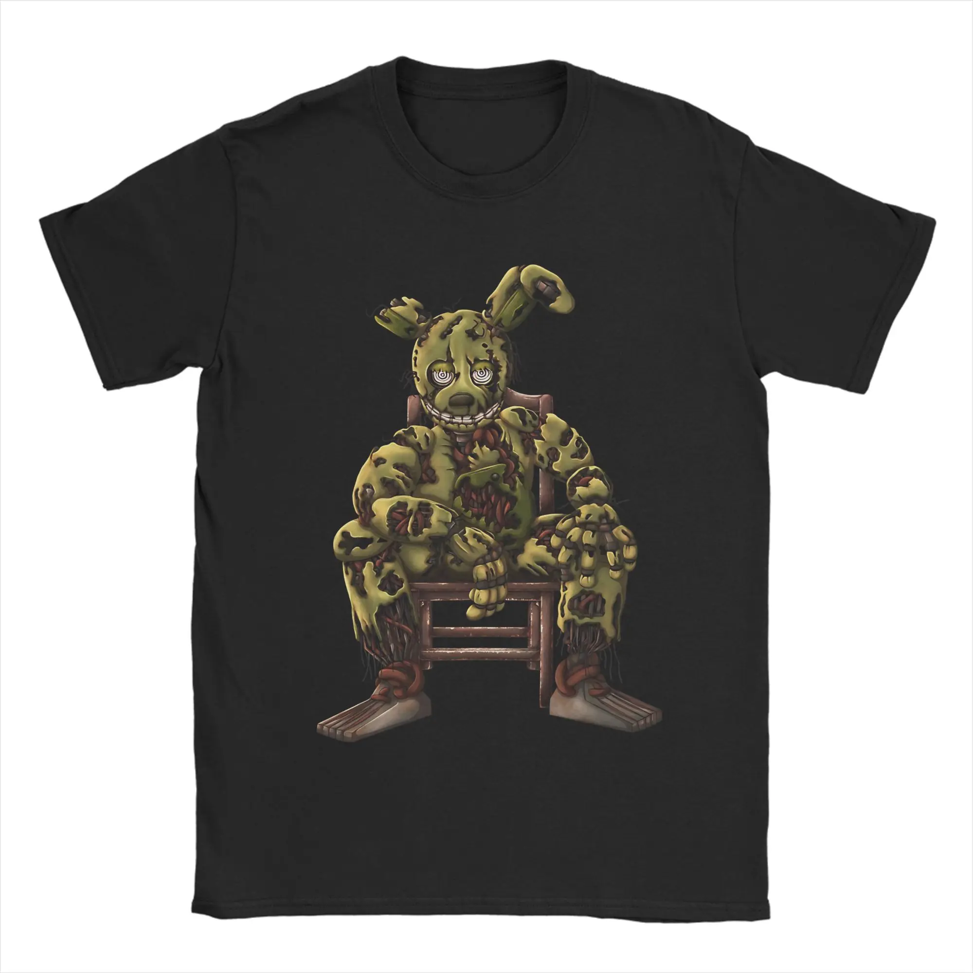 Springtrap sat in chair Five Nights at Freddy's T-Shirt Summer T-Shirts Man 100% Cotton O-Neck Oversize Tees Street Style Tshirt
Springtrap sat in chair Five Nights at Freddy's T-Shirt Summer T-Shirts Man 100% Cotton O-Neck Oversize Tees Street Style Tshirt