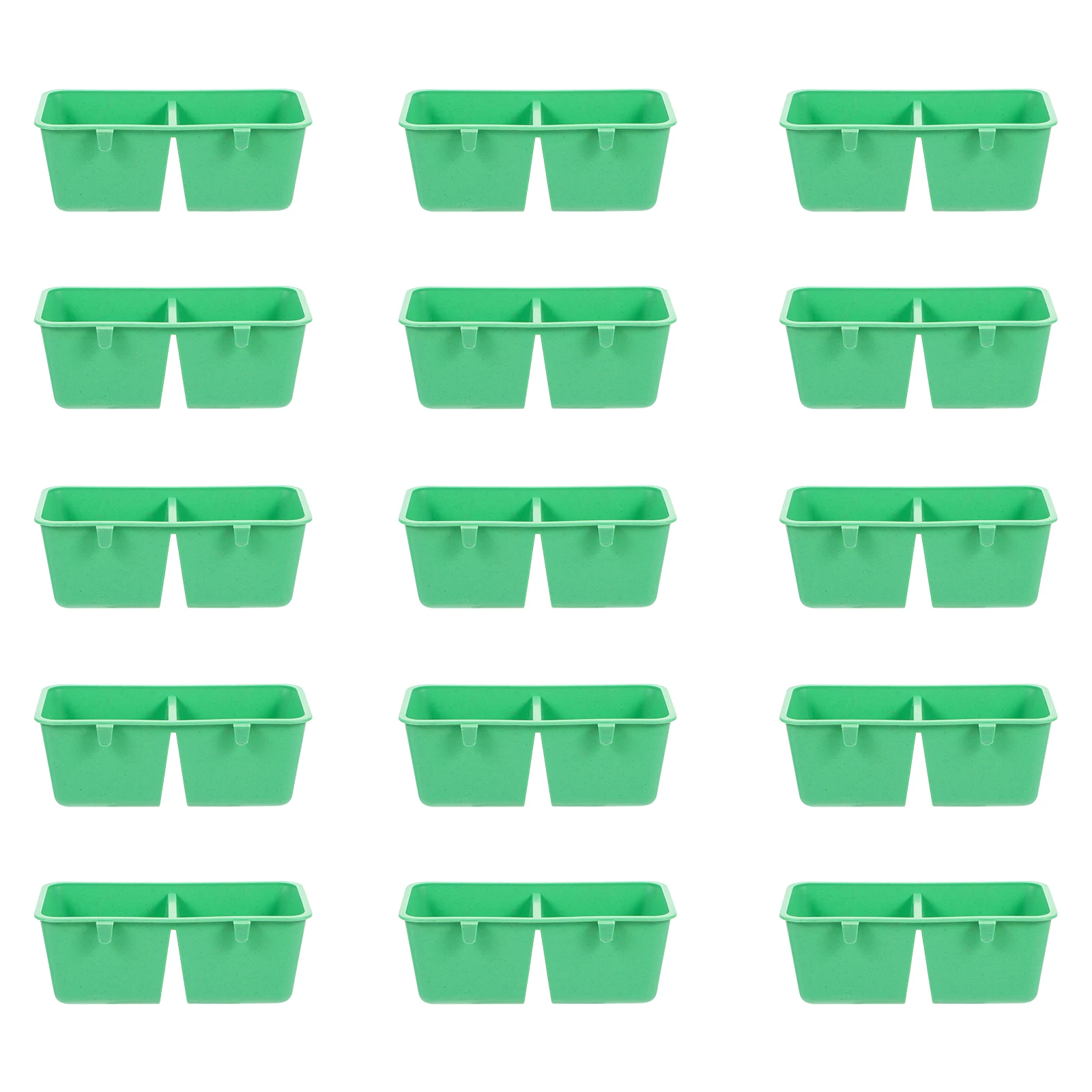 15 Pcs Bird Food Box Feeding Bowls Cage Feeder Conjoined Pet for Birds Supplies Plastic Parrot
15 Pcs Bird Food Box Feeding Bowls Cage Feeder Conjoined Pet for Birds Supplies Plastic Parrot