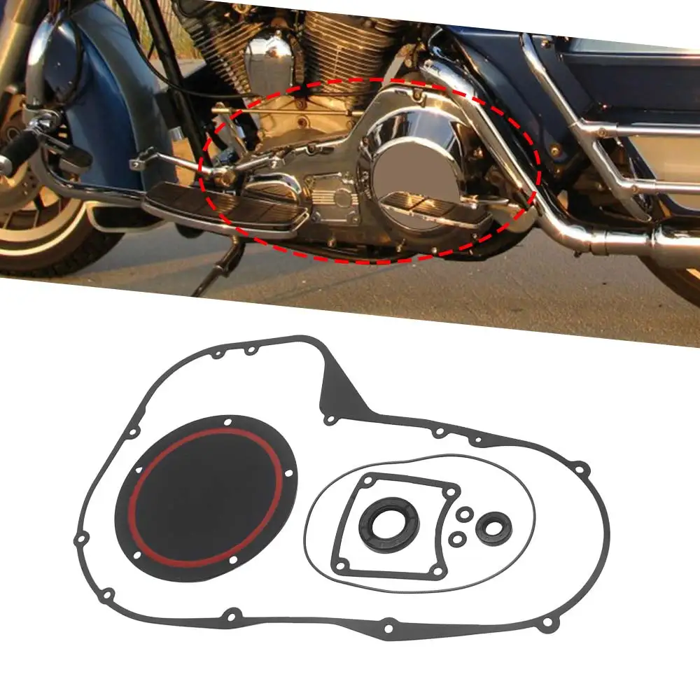Primary Clutch Cover Gasket Motorcycle Seal Kit For Harley Road King Electra Glide Ultra Classic FLHR FLHTC FLTR 1999-2006 1 set
Primary Clutch Cover Gasket Motorcycle Seal Kit For Harley Road King Electra Glide Ultra Classic FLHR FLHTC FLTR 1999-2006 1 set