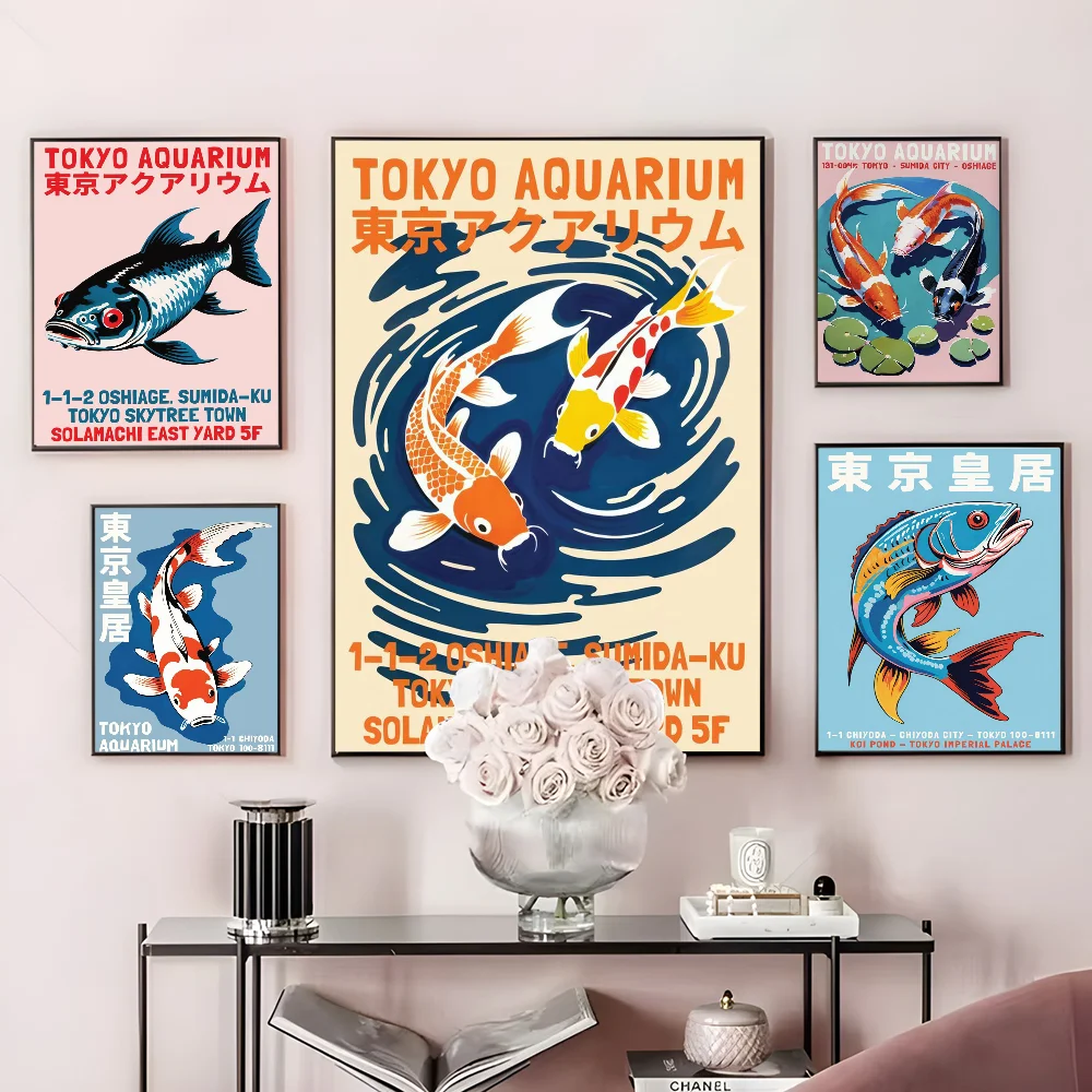 Classic Abstract Art Japanese Vintage Koi Poster Prints Perfect Design Nordic Modern living room Home Decor Gift
Classic Abstract Art Japanese Vintage Koi Poster Prints Perfect Design Nordic Modern living room Home Decor Gift