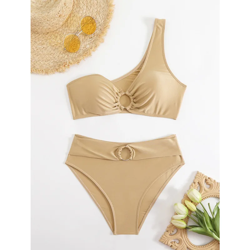 Sexy Khaki One Shoulder Bikinis Women Swimsuits Female Swimwear 2025 New High Waisted Bikini Set Bathing Suit Beachwear Biquini
Sexy Khaki One Shoulder Bikinis Women Swimsuits Female Swimwear 2025 New High Waisted Bikini Set Bathing Suit Beachwear Biquini