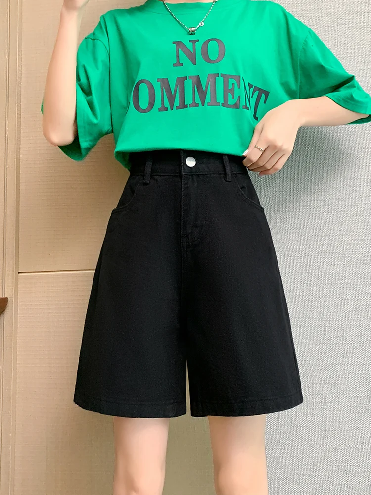 Джинсовые брюки трапециевидной формы с высокой талией, женские летние новые джинсы для похудения с широкими штанинами и эластичной резинкой на талии длиной пять четвертей
Джинсовые брюки трапециевидной формы с высокой талией, женские летние новые джинсы для похудения с широкими штанинами и эластичной резинкой на талии длиной пять четвертей