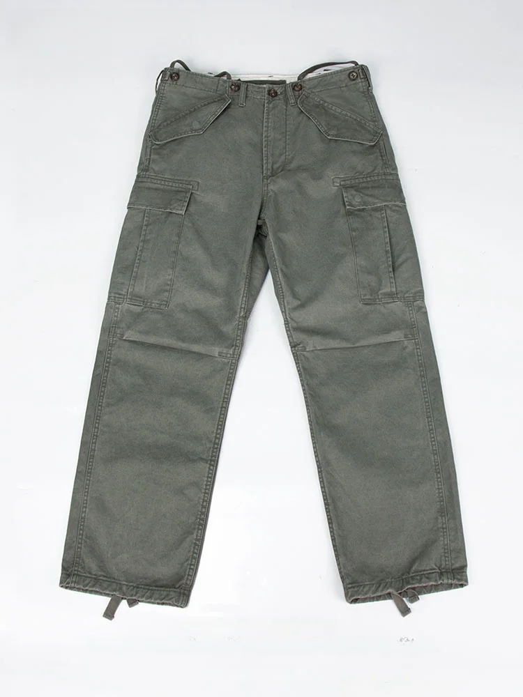 Retro American Casual Work Pants Men's Loose Straight Leg Multi-ket M65 Military Pants Heavyweight Waed in Sle
Retro American Casual Work Pants Men's Loose Straight Leg Multi-ket M65 Military Pants Heavyweight Waed in Sle