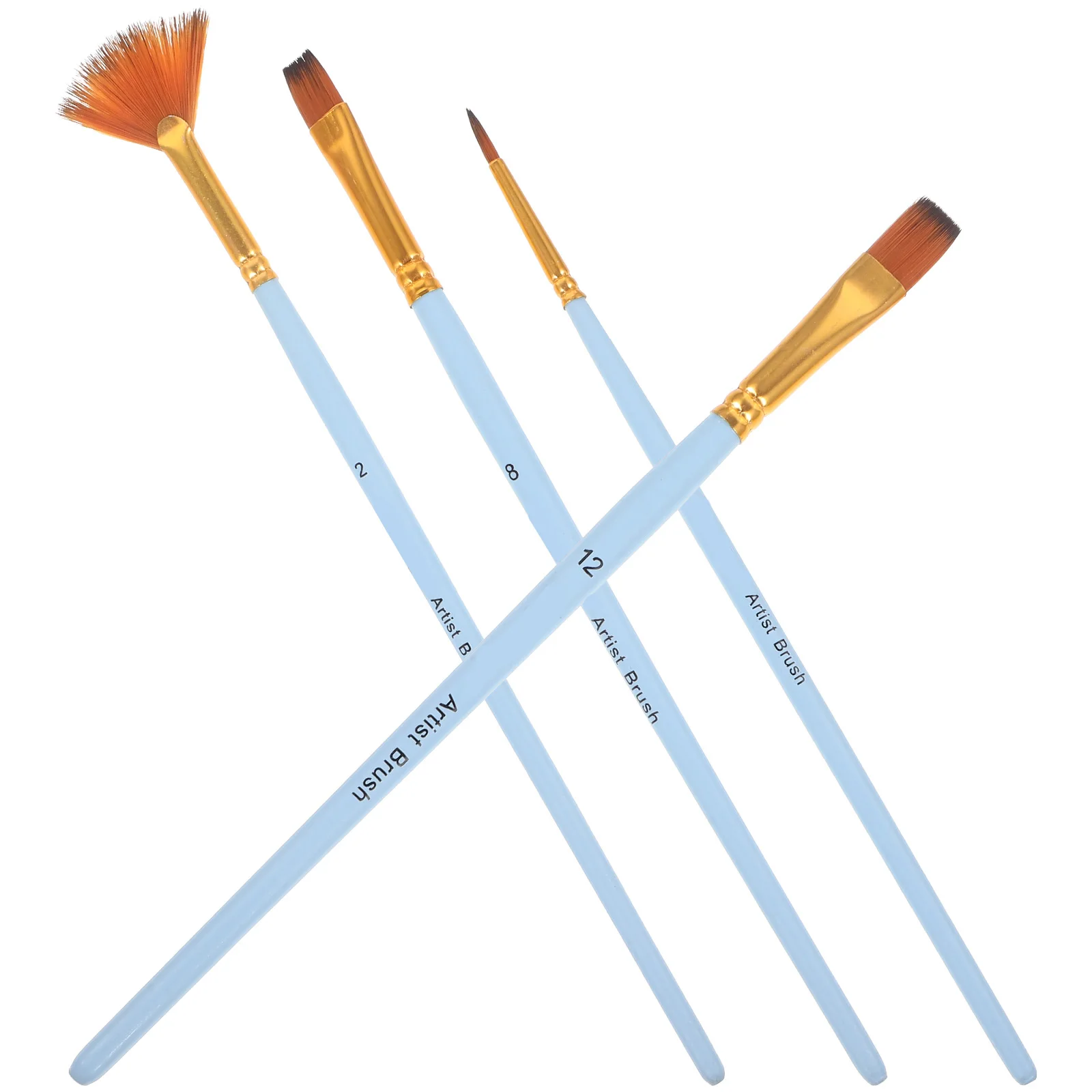 4pcs Bristle Brush Oil Painting Set Watercolor Sky-blue Portable Paint Brushes for Acrylic Gouache Face Art for Adult
4pcs Bristle Brush Oil Painting Set Watercolor Sky-blue Portable Paint Brushes for Acrylic Gouache Face Art for Adult