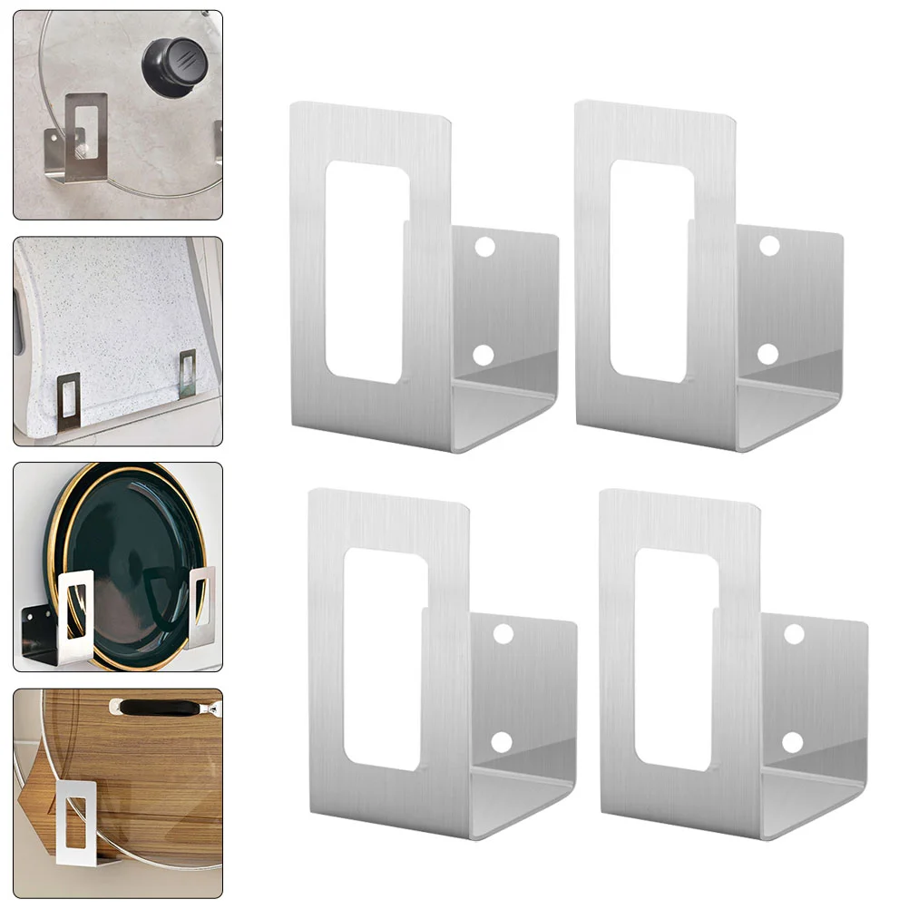 4 Pcs Kitchen Wall Rack Organizer with Lid Pot and for Lids Holder Pan Storage Mount Drawer
4 Pcs Kitchen Wall Rack Organizer with Lid Pot and for Lids Holder Pan Storage Mount Drawer