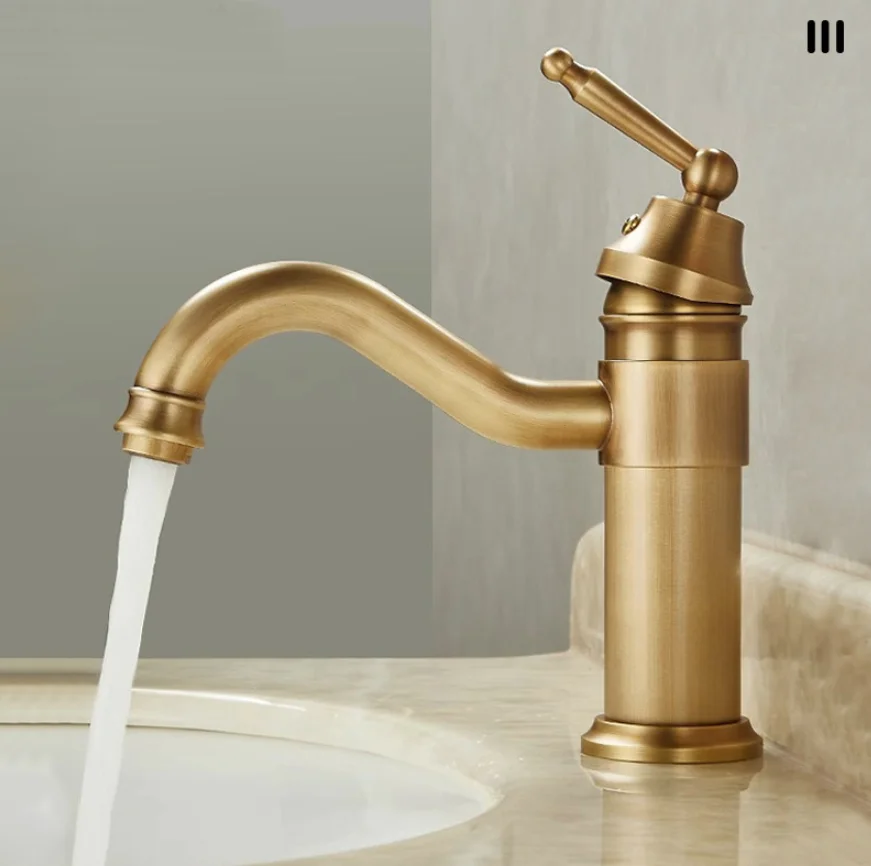 Антикварный латунный смеситель для раковины, смеситель для умывальника в ванную комнату, смеситель для раковины, смеситель для холодной и горячей воды
Антикварный латунный смеситель для раковины, смеситель для умывальника в ванную комнату, смеситель для раковины, смеситель для холодной и горячей воды