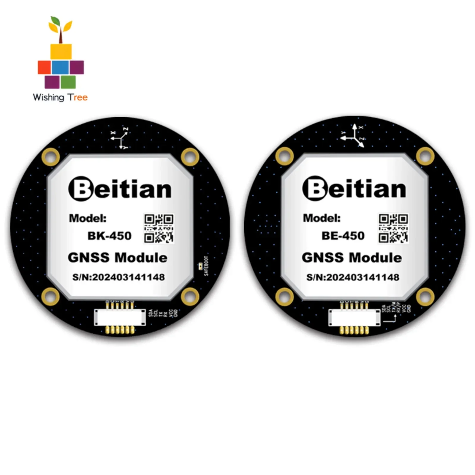 Beitian BE-450 GNSS Receiver with Built-In Compass Ultra Low Power for Drone and IoT Applications
Beitian BE-450 GNSS Receiver with Built-In Compass Ultra Low Power for Drone and IoT Applications