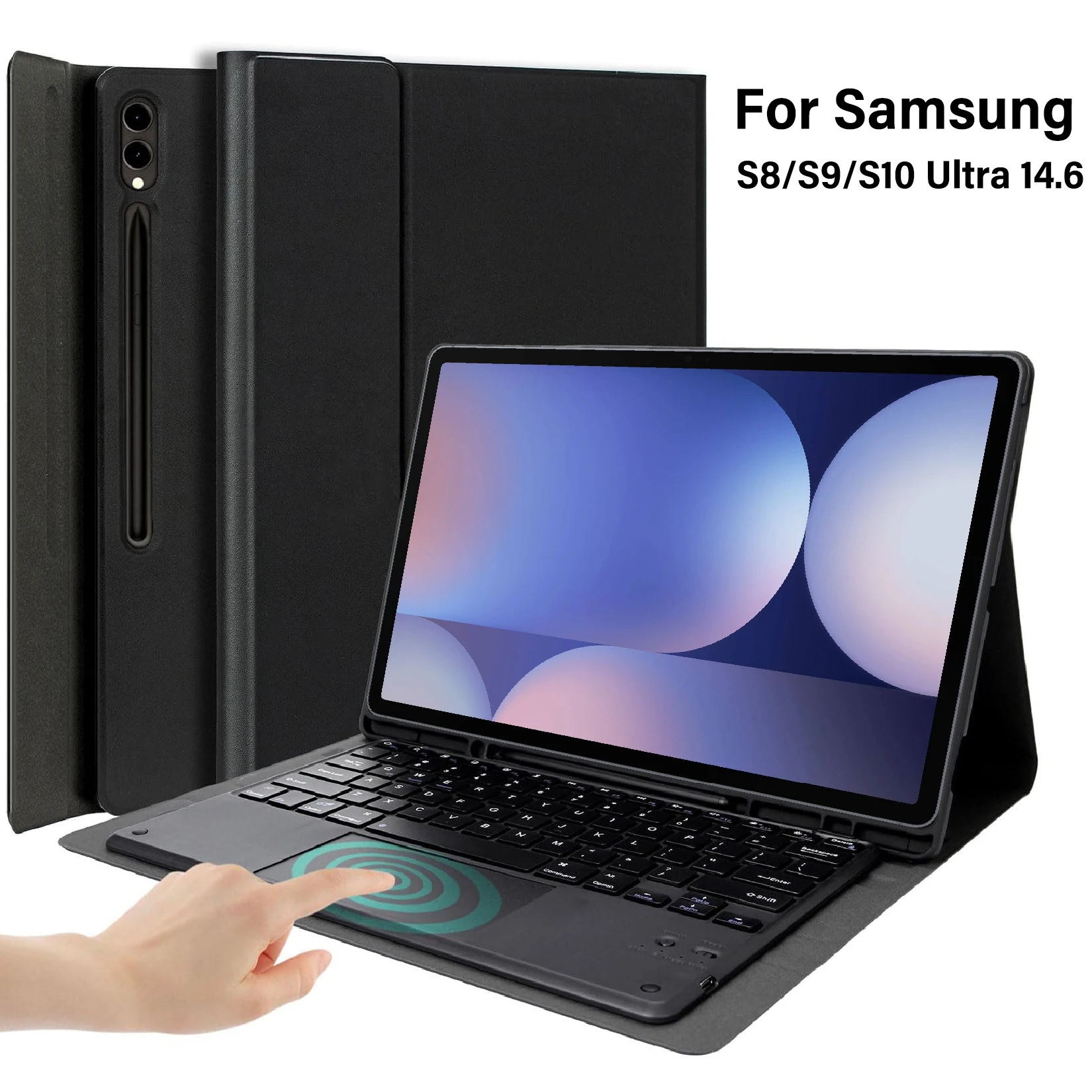Keyboard Case for Samsung Galaxy Tab S10 Ultra 2024/S9 Ultra/S8 Ultra 14.6 Inch,Detachable Keyboard Cover For Galaxy Tab 14.6''
Keyboard Case for Samsung Galaxy Tab S10 Ultra 2024/S9 Ultra/S8 Ultra 14.6 Inch,Detachable Keyboard Cover For Galaxy Tab 14.6''