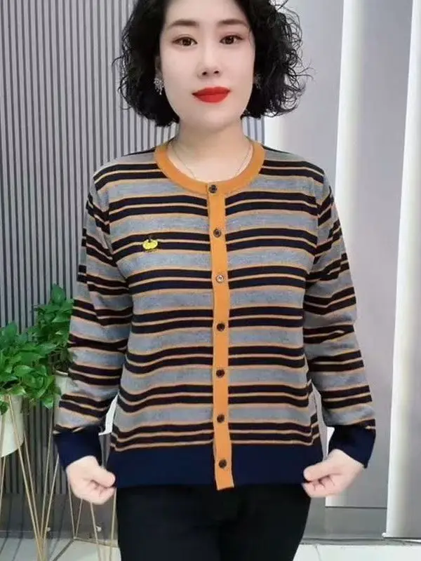 Women's Loose Fit Striped Knitwear Autumn Winter New Sle Korean Lazy Faion Slimming Base Layer irt Top Color Blo
Women's Loose Fit Striped Knitwear Autumn Winter New Sle Korean Lazy Faion Slimming Base Layer irt Top Color Blo