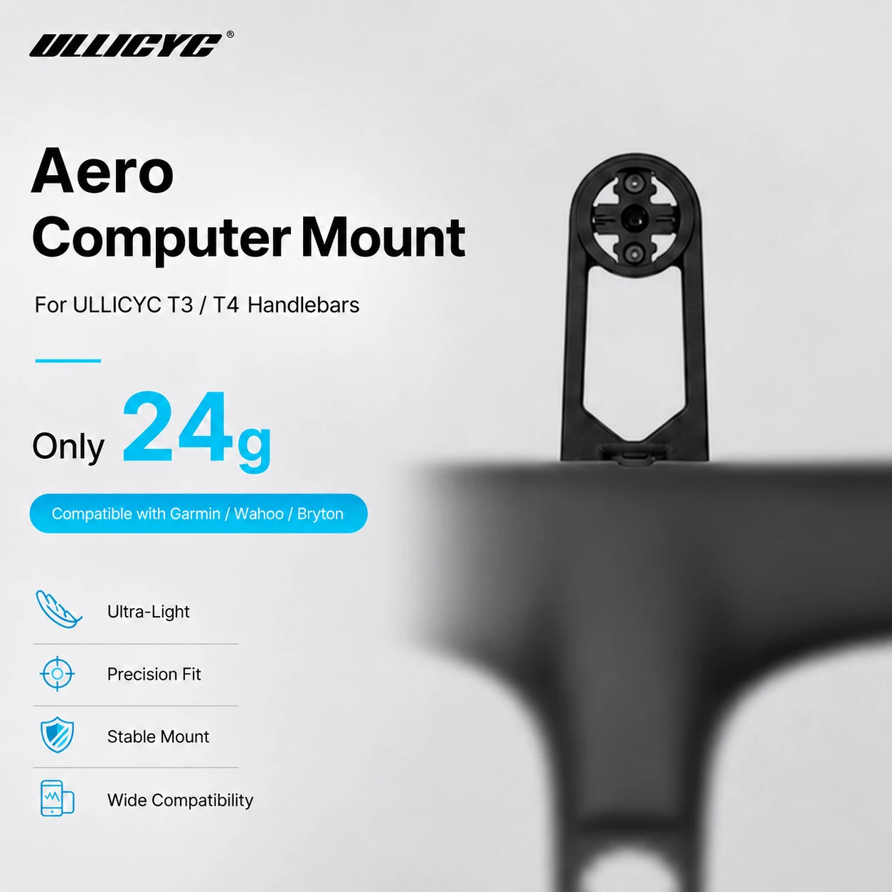 ULLICYC For T3/T4 FARSPORTS F1x F1s RPANTAHI Integrated Handlebar Plastic Aero Computer Mount For Garmin Bryton Wahoo GoPro
ULLICYC For T3/T4 FARSPORTS F1x F1s RPANTAHI Integrated Handlebar Plastic Aero Computer Mount For Garmin Bryton Wahoo GoPro
