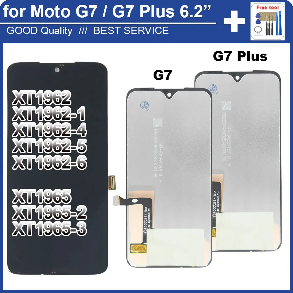 100% протестированный ЖК-дисплей для Motorola Moto G7 XT1962, ЖК-дисплей, дигитайзер сенсорного экрана в сборе, замена для Moto G7 Plus, ЖК-дисплей
100% протестированный ЖК-дисплей для Motorola Moto G7 XT1962, ЖК-дисплей, дигитайзер сенсорного экрана в сборе, замена для Moto G7 Plus, ЖК-дисплей