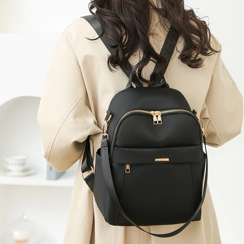 Large Capacity School Student Lightweight Back Pack Ladies Travel Bags Simple Modern Backpack Women Waterproof Nylon Daypack
Large Capacity School Student Lightweight Back Pack Ladies Travel Bags Simple Modern Backpack Women Waterproof Nylon Daypack