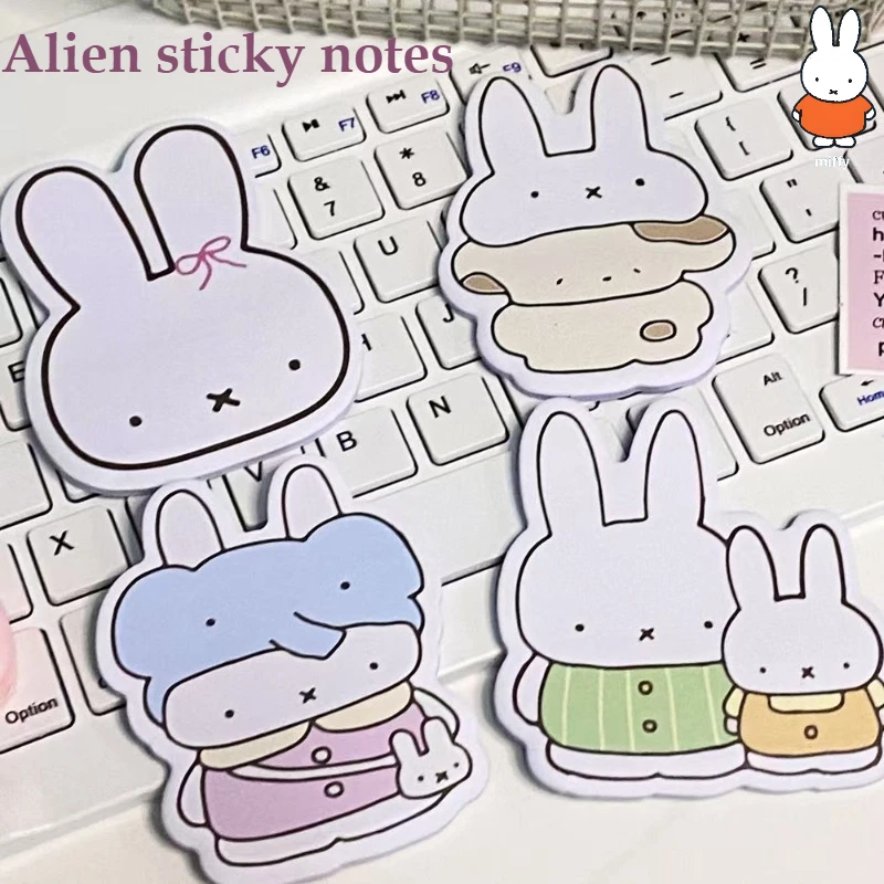 Kawaii Cartoon Alien Miffy Rabbit Convenience Sticker Cute Tearable Student Account Decoration Message Convenience Sticker
Kawaii Cartoon Alien Miffy Rabbit Convenience Sticker Cute Tearable Student Account Decoration Message Convenience Sticker