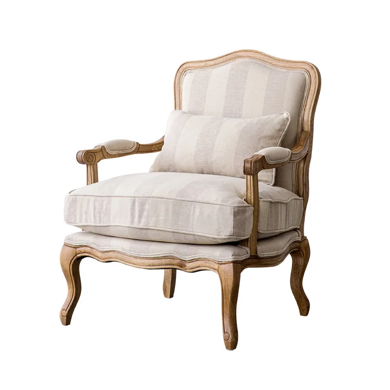 simple European retro American single sofa chair princess all solid wood salad chair
simple European retro American single sofa chair princess all solid wood salad chair