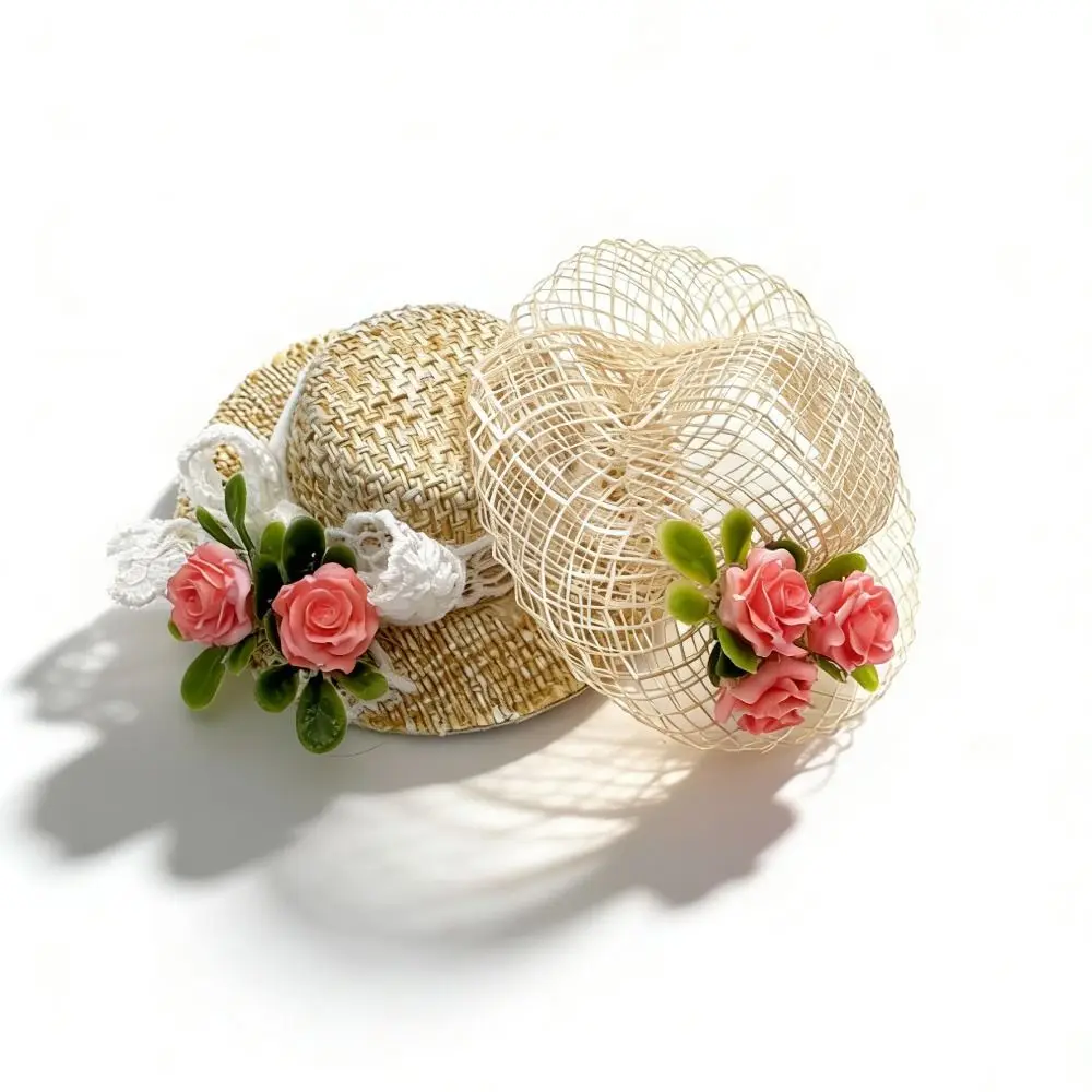 2PCS Straw Hand-Woven Mini Straw Hat Summer Style Natural Color Doll Accessories Hat Miniature Size Delicate Handwoven Hat
2PCS Straw Hand-Woven Mini Straw Hat Summer Style Natural Color Doll Accessories Hat Miniature Size Delicate Handwoven Hat