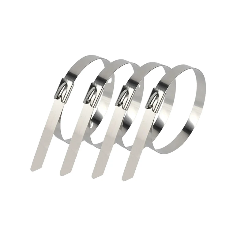 Width 7.9mm Stainless Steel Zip Tie Exhaust Wrap Coated Locking Cable Ties Multi-Purpose Locking Cable Metal Zip Tie
Width 7.9mm Stainless Steel Zip Tie Exhaust Wrap Coated Locking Cable Ties Multi-Purpose Locking Cable Metal Zip Tie