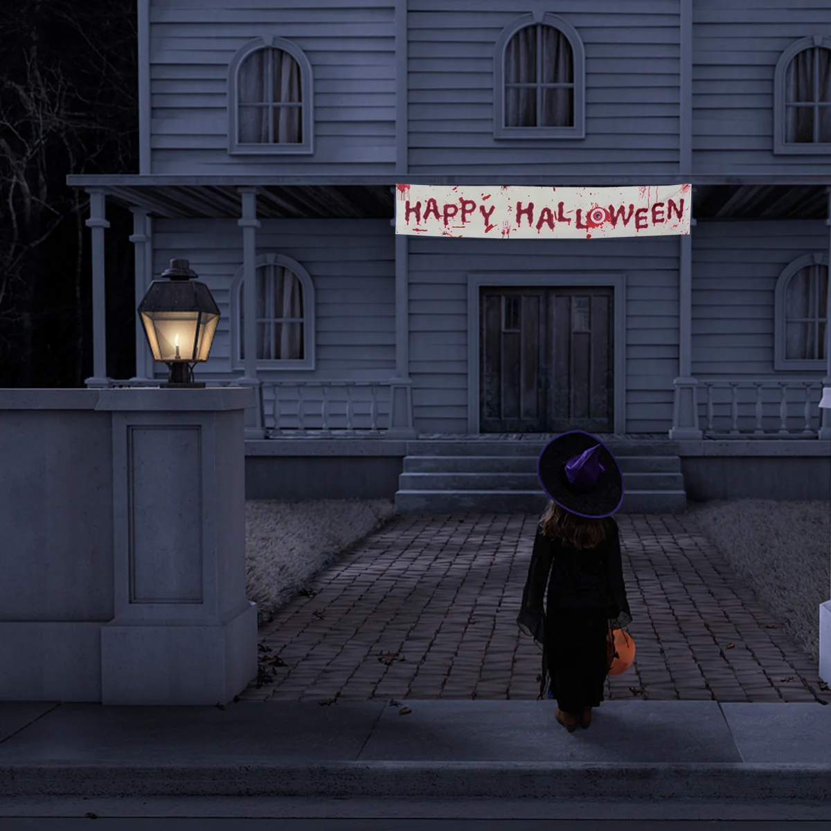 1Pcs Halloween Banner Hanging Decor Happy Halloween Party Decoration Indoor Outdoor Trick Or Treat Welcome Sign
1Pcs Halloween Banner Hanging Decor Happy Halloween Party Decoration Indoor Outdoor Trick Or Treat Welcome Sign