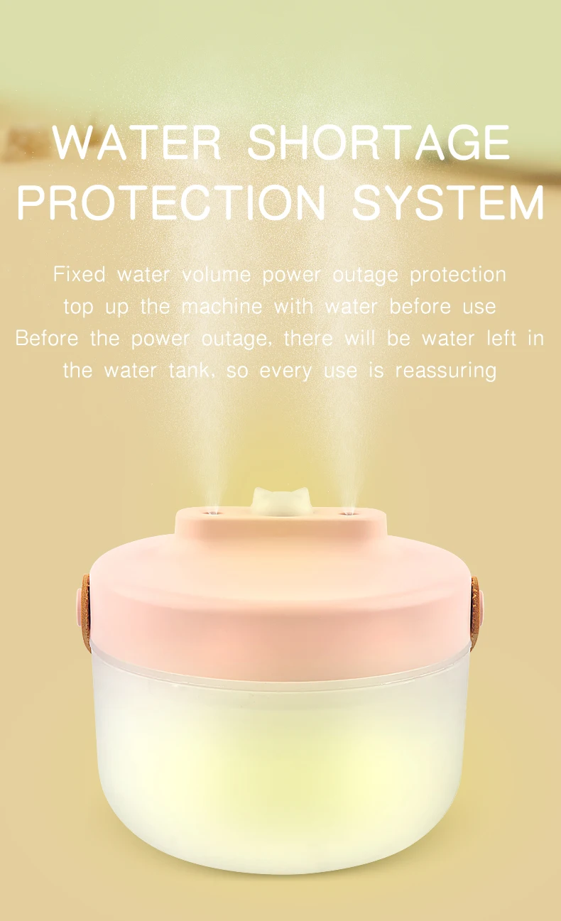 Rechargeable 1200mAh Dual Spray Light Humidifier for Room/Office Use Portable Aromatherapy Diffuser with Soft Touch Finish
Rechargeable 1200mAh Dual Spray Light Humidifier for Room/Office Use Portable Aromatherapy Diffuser with Soft Touch Finish