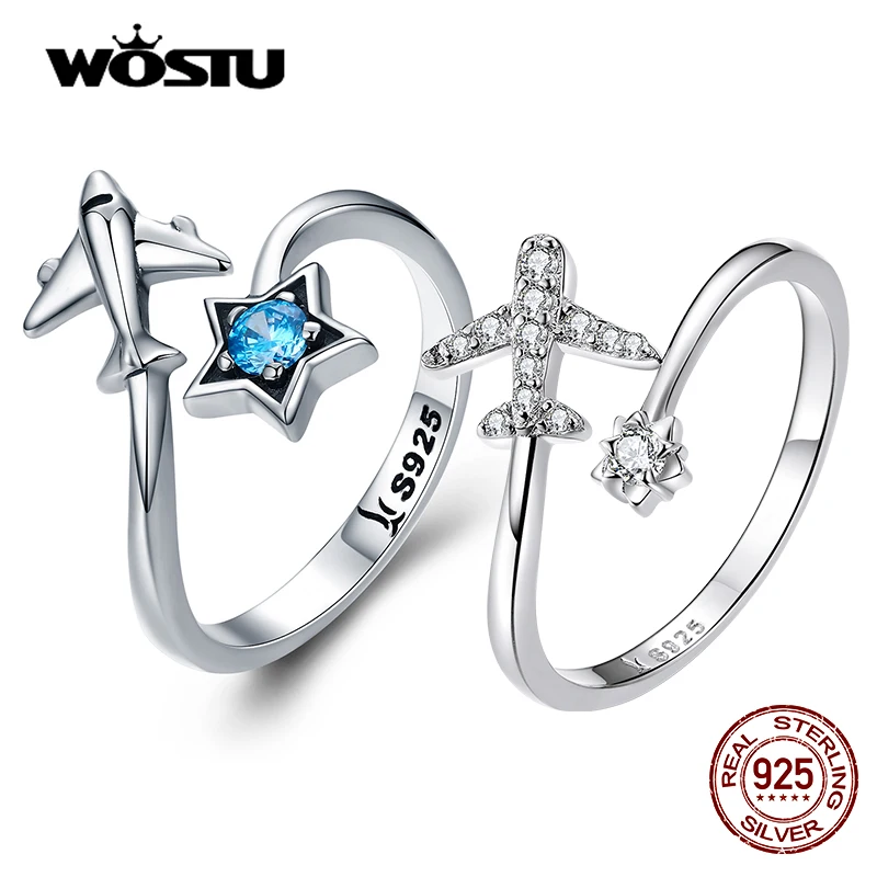 WOSTU 100% Real 925 Sterling Silver Faraway Rings For Women Party Jewelry Gift Clear CZ Adjusetable Rings CQR623
WOSTU 100% Real 925 Sterling Silver Faraway Rings For Women Party Jewelry Gift Clear CZ Adjusetable Rings CQR623