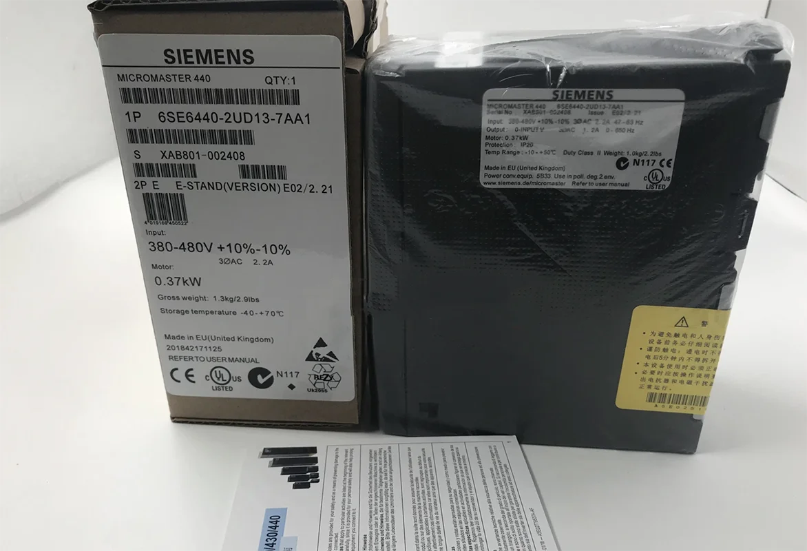 1PCS 6SE6440-2UD13-7AA1 0.37KW 380V 6SE6 440-2UD13-7AA1 NEW 100% Quality Assurance
1PCS 6SE6440-2UD13-7AA1 0.37KW 380V 6SE6 440-2UD13-7AA1 NEW 100% Quality Assurance