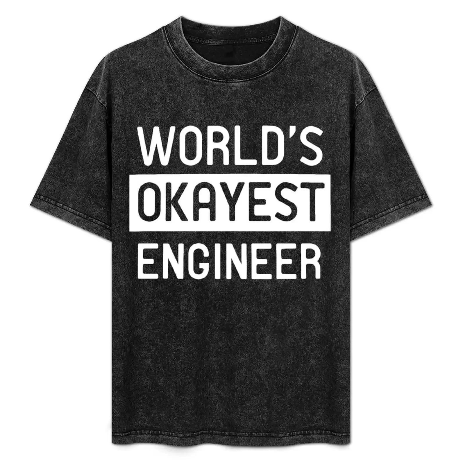 World's okayest engineer T-Shirt Plus Size Summer Casual T-Shirt
World's okayest engineer T-Shirt Plus Size Summer Casual T-Shirt