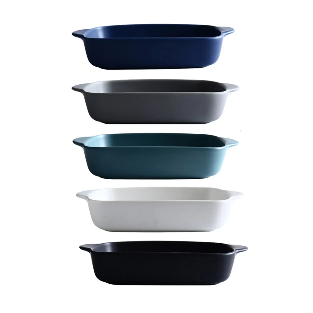 Ceramic Baking Pans Baking Dish Pan Handles High Temperature Resistance Oven Microwave Safe for Lasagna Chicken
Ceramic Baking Pans Baking Dish Pan Handles High Temperature Resistance Oven Microwave Safe for Lasagna Chicken