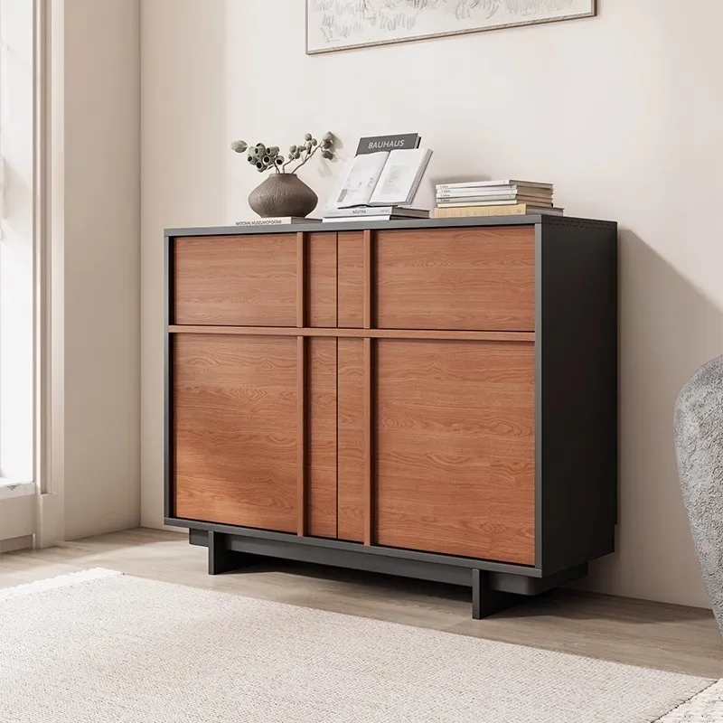 Solid wood dining side cabinet, simple locker against the wall, living room entrance cabinet
Solid wood dining side cabinet, simple locker against the wall, living room entrance cabinet