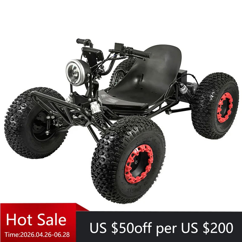Electric off-road kart all-terrain vehicle with removable battery, suitable for adult recreational racing and outdoor adventure
Electric off-road kart all-terrain vehicle with removable battery, suitable for adult recreational racing and outdoor adventure