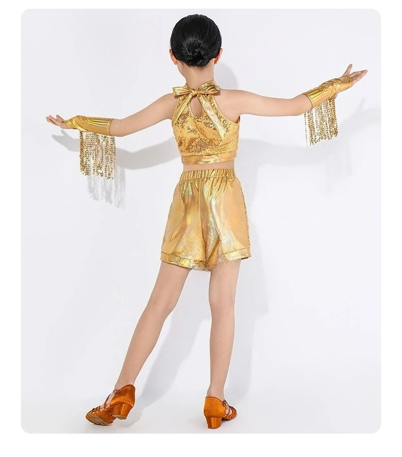 Kids Clothes Fashion Clothing Girls Children's Latin Stage Performance Costumes Party Suit Sequins Tassels Dance Wear Set
Kids Clothes Fashion Clothing Girls Children's Latin Stage Performance Costumes Party Suit Sequins Tassels Dance Wear Set