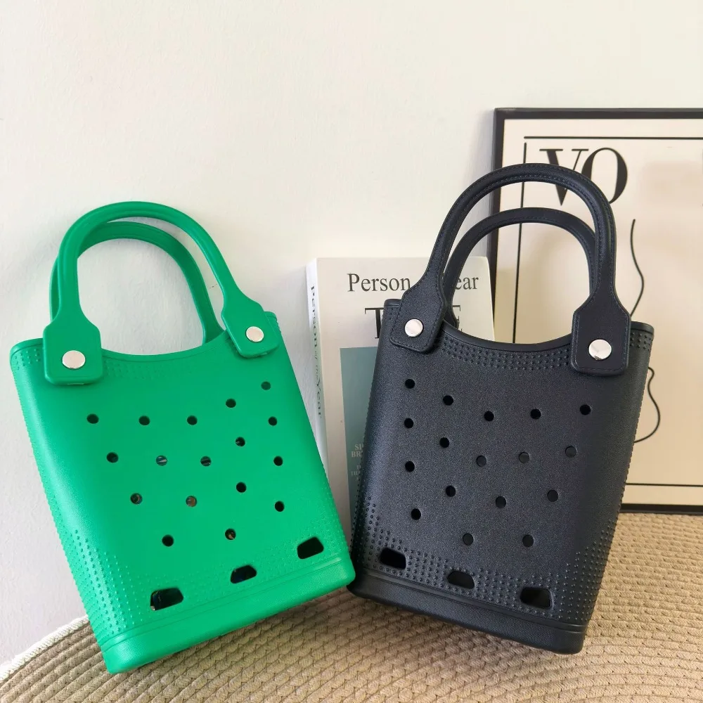 Summer Women Tote Handbag Solid Color Sundries Organizer Waterproof Beach Bag Durable Portable Storage Baskets Vacation
Summer Women Tote Handbag Solid Color Sundries Organizer Waterproof Beach Bag Durable Portable Storage Baskets Vacation